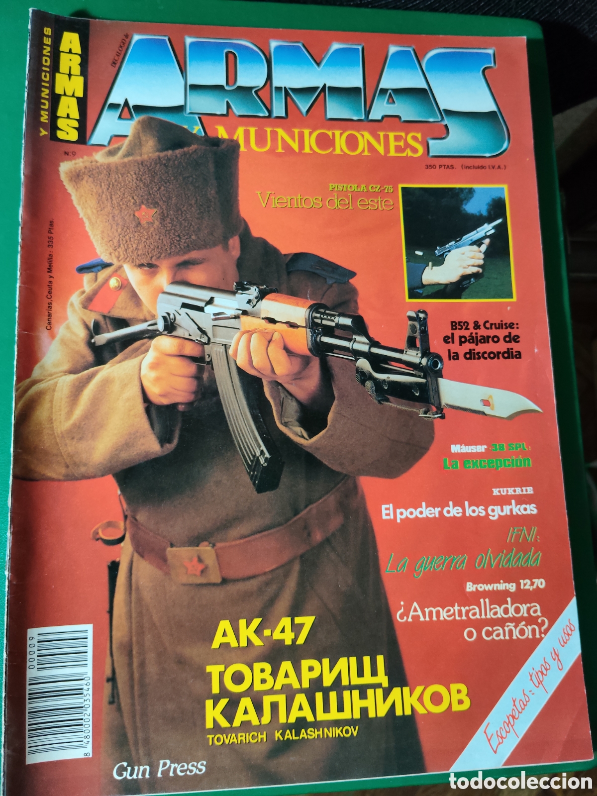 Coleccionismo de Revistas y Peri&oacute;dicos: REVISTA ARMAS Y MUNICIONES N&deg;9 AK 47