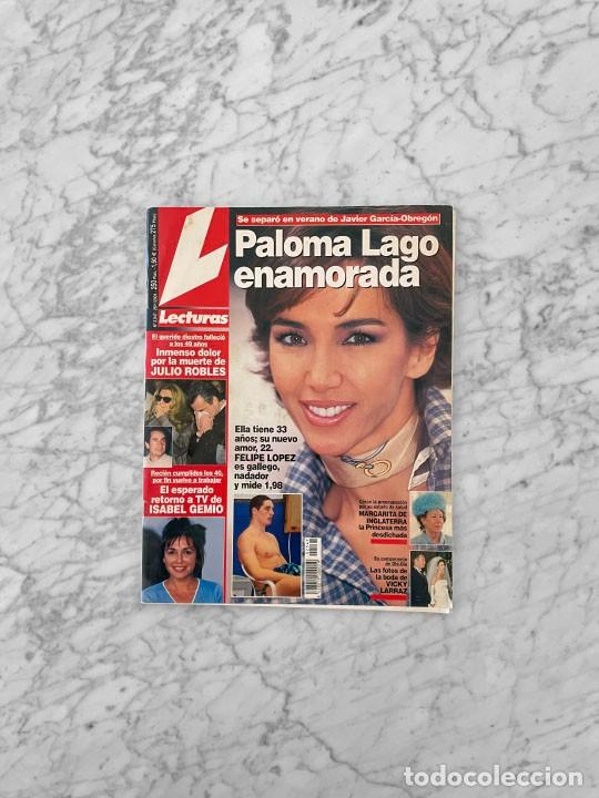 Coleccionismo de Revistas y Peri&oacute;dicos: LECTURAS 2001 MICHAEL KEATON, RAQUEL REVUELTA, LYDIA BOSCH, PALOMA LAGO, SARA MONTIEL, VICKY LARRAZ