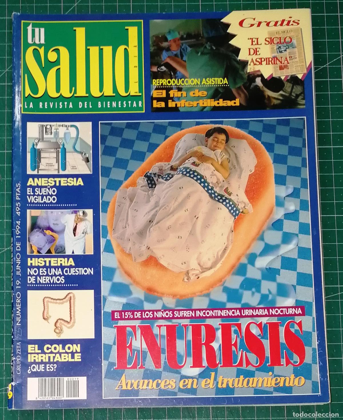 Coleccionismo de Revistas y Peri&oacute;dicos: TU SALUD : LA REVISTA DEL BIENESTAR. N&ordm; 19. Junio 1994. - Grupo Zeta