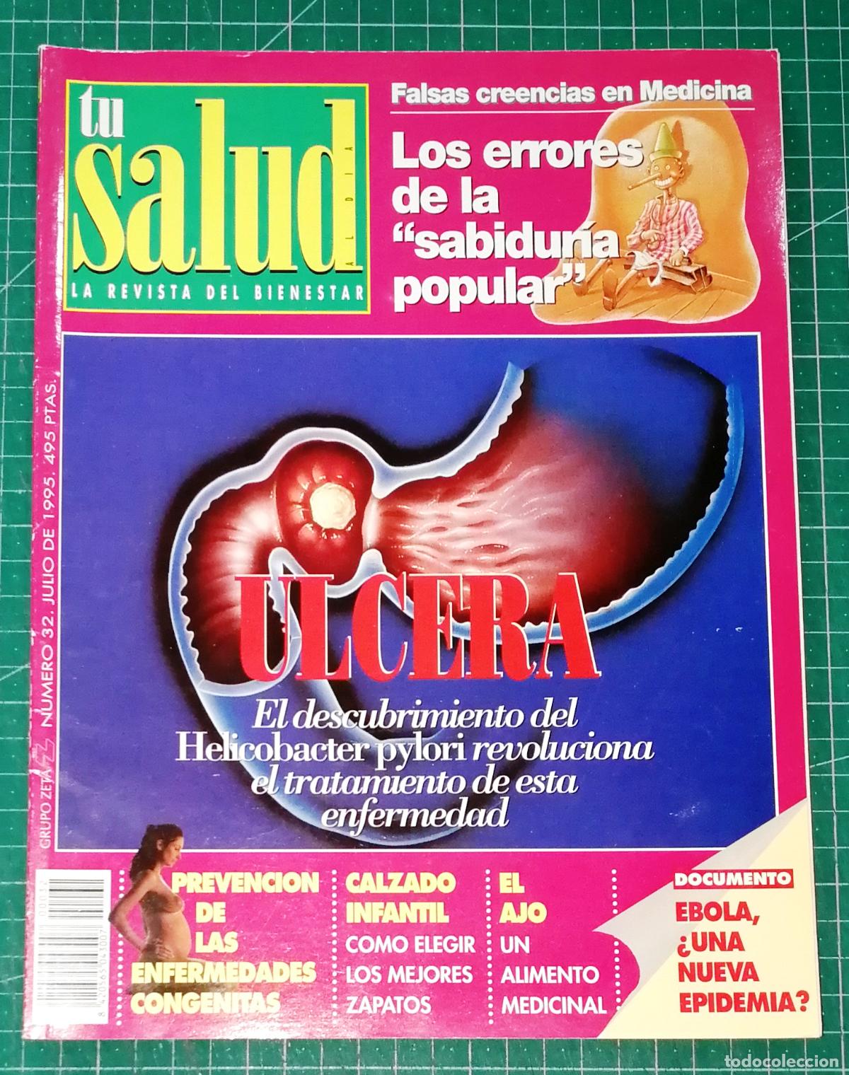 Coleccionismo de Revistas y Peri&oacute;dicos: TU SALUD : LA REVISTA DEL BIENESTAR. N&ordm; 32. Julio 1995. - Grupo Zeta