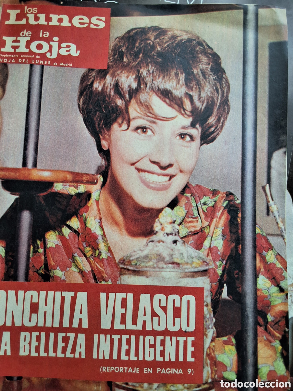 Coleccionismo de Revistas y Peri&oacute;dicos: Los lunes de la hoja revista actualidad Concha Velasco Raphael