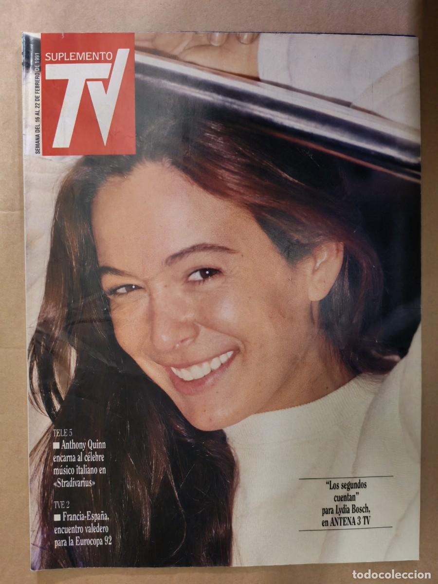 Coleccionismo de Revistas y Peri&oacute;dicos: REVISTA SUPLEMENTO TV A&Ntilde;O 1991 N&ordm; 173 - LYDIA BOSCH