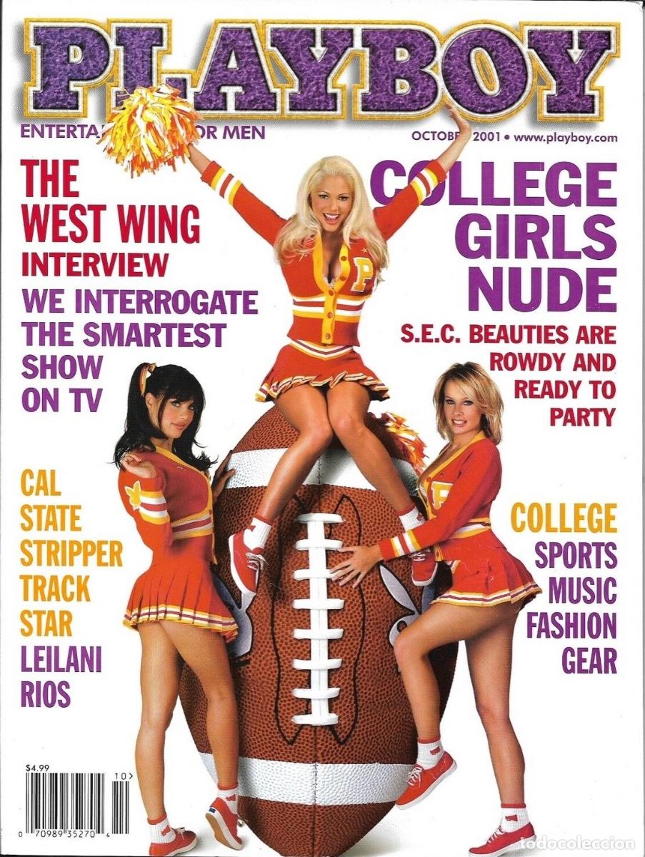 Coleccionismo de Revistas y Peri&oacute;dicos: PLAYBOY MAGAZINE USA (2001/10) OCTOBER 2001