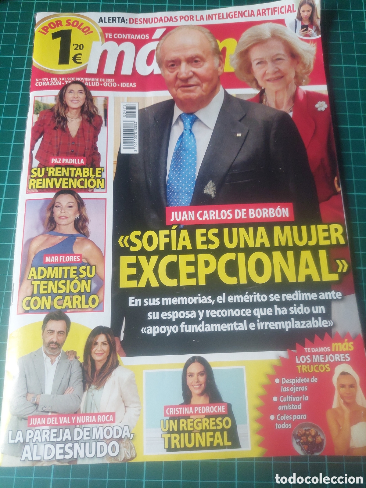 Coleccionismo de Revistas y Peri&oacute;dicos: 2025 revistas coraz&oacute;n REY JUAN CARLOS I, PAZ PADILLA,MAR FLORES, JUAN DEL VAL Y NURIA ROCA,