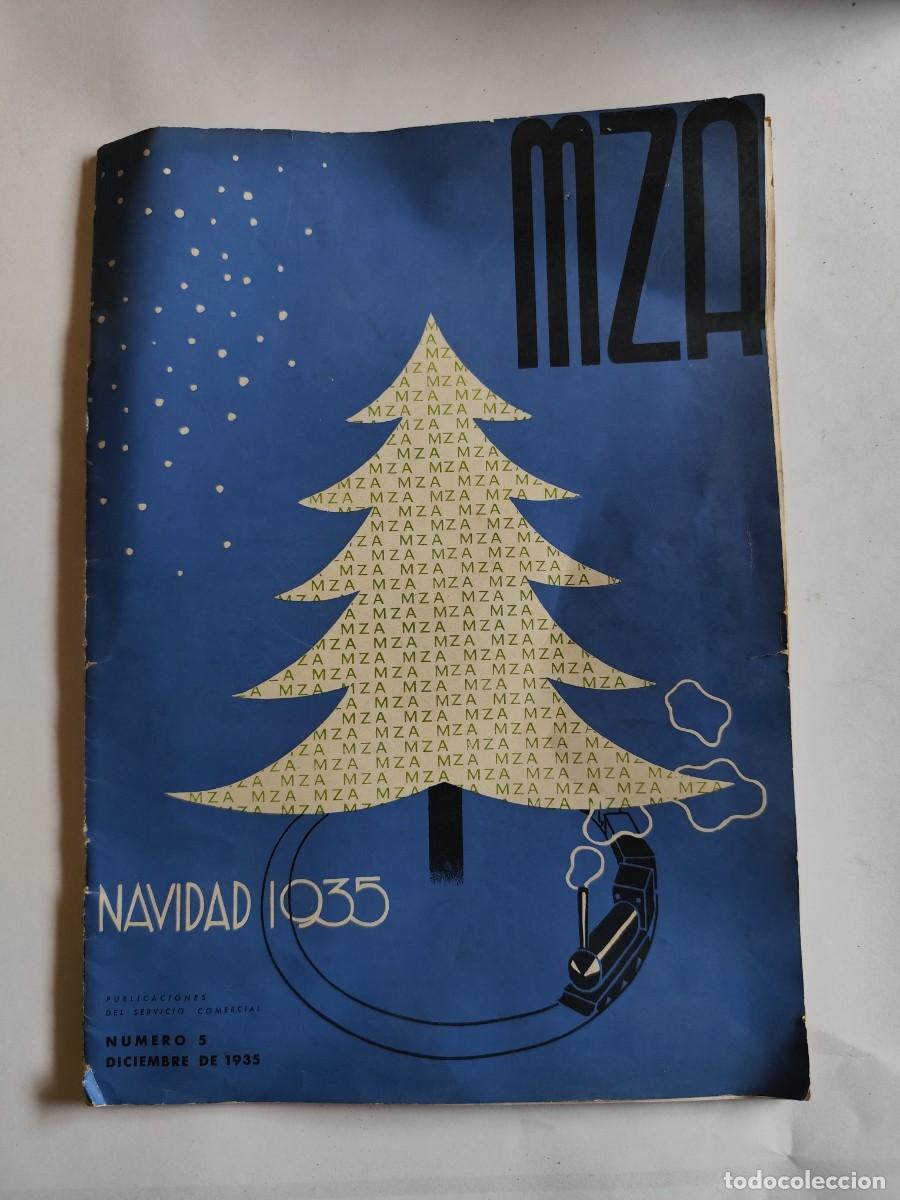 Coleccionismo de Revistas y Peri&oacute;dicos: MZA REVISTA FERROVIARIA TRENES NAVIDAD A&Ntilde;O 1935 COSTA BRAVA LLORET DE MAR, GRAN PREMIO AUTOMOVILISTA