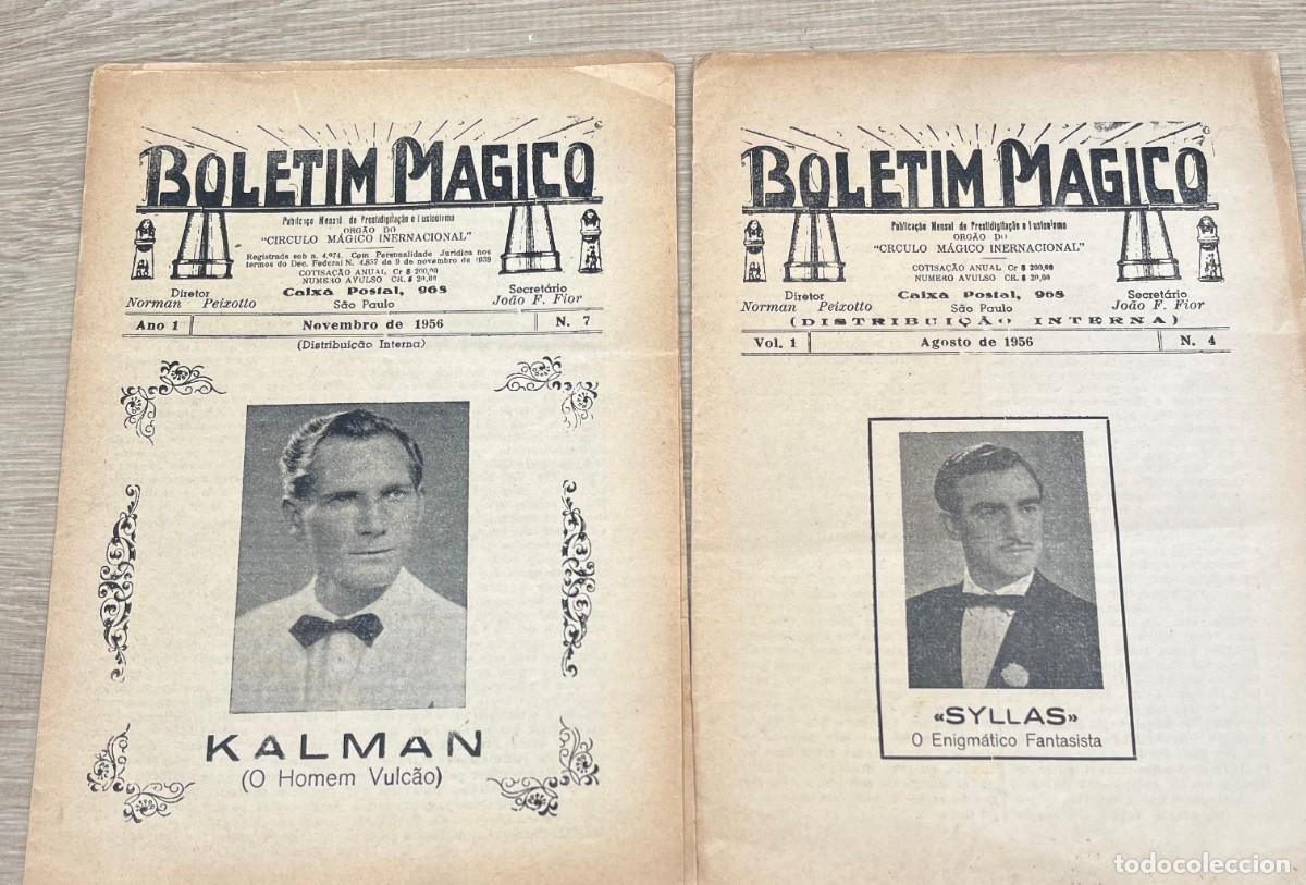 Coleccionismo de Revistas y Peri&oacute;dicos: Ilusionismo. Boletin Magico. Dos revistas portuguesas del a&ntilde;o 1956