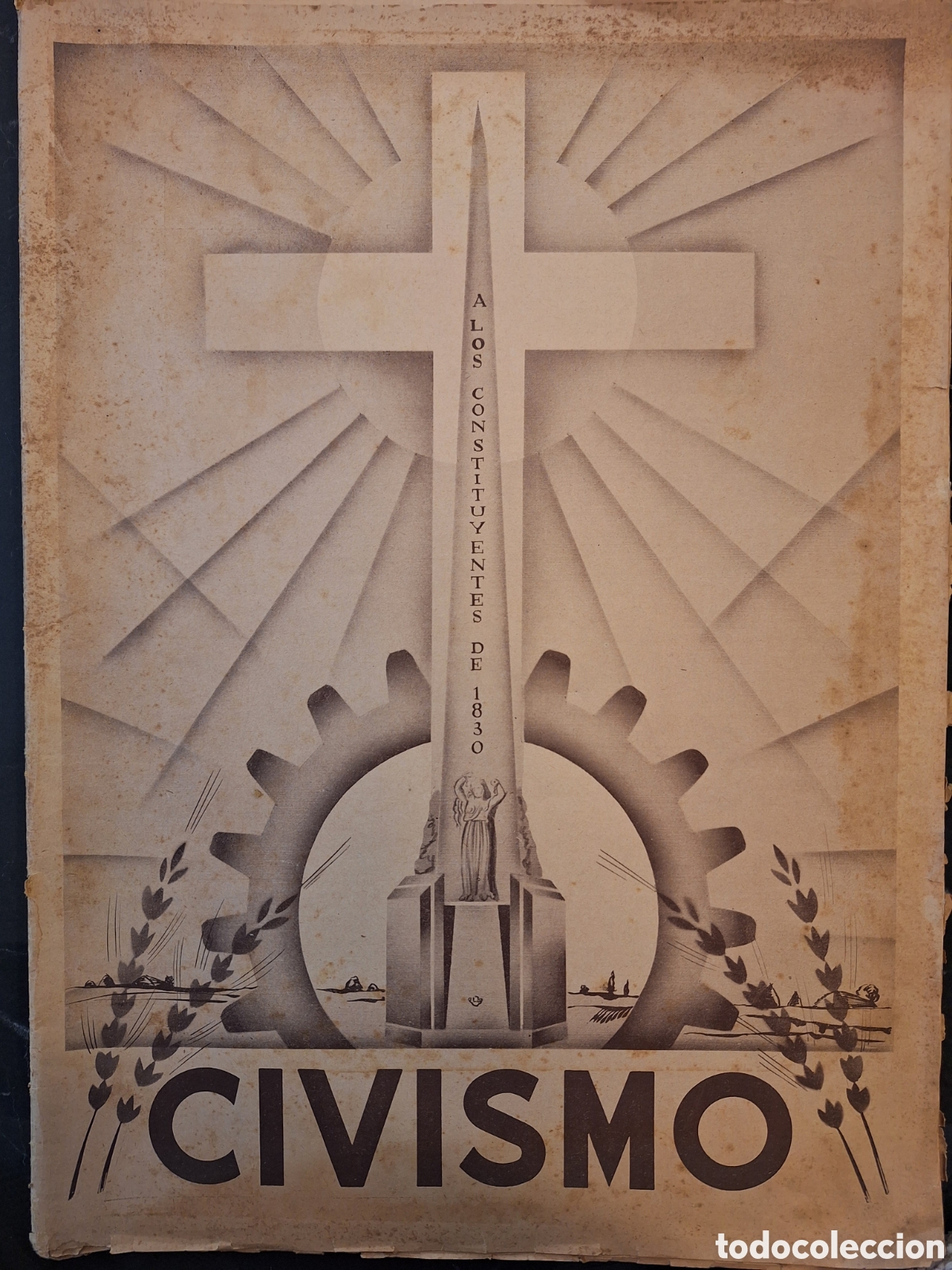 Sammeln von Zeitschriften und Zeitungen: REVISTA URUGUAYA CIVISMO A&Ntilde;O 1943 PERSONAJES