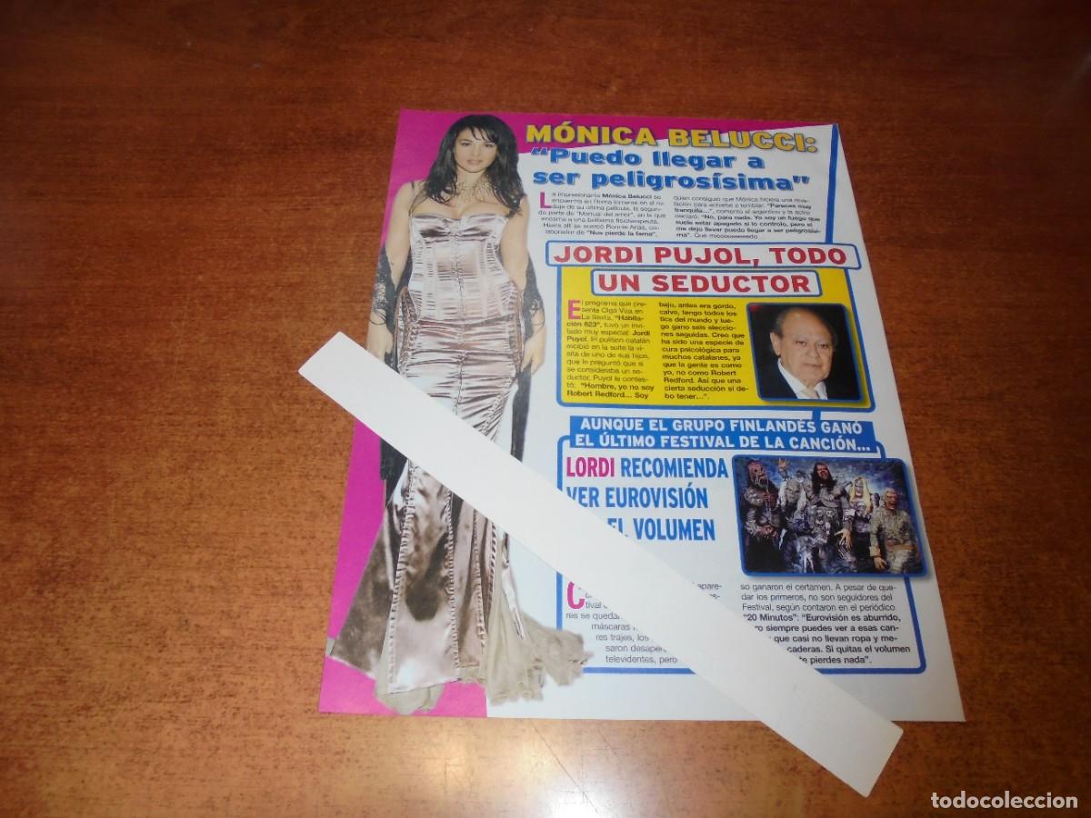 Coleccionismo de Revistas y Peri&oacute;dicos: CLIPPING 2006: M&Oacute;NICA BELUCCI. JORDI PUJOL. LORDI. PEPE SANCHO. VER&Oacute;NICA S&Aacute;NCEZ. PEN&Eacute;LOPE CRUZ. SALM