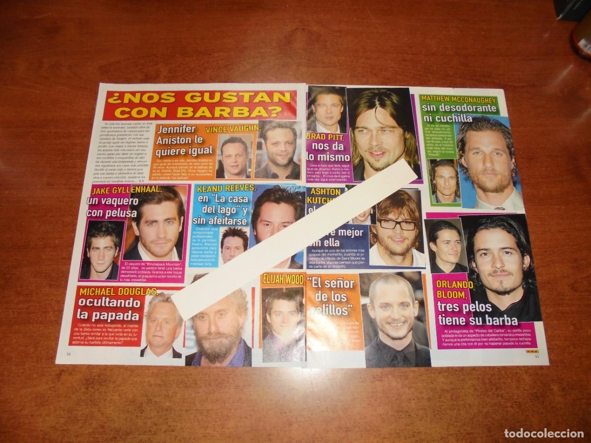 Coleccionismo de Revistas y Peri&oacute;dicos: CLIPPING 2006: BRAD PITT. ORLANDO BLOOM. MATTHEW MCCONAUGHEY. JONNY DEPP. COLIN FARRELL. PIERCE BROS