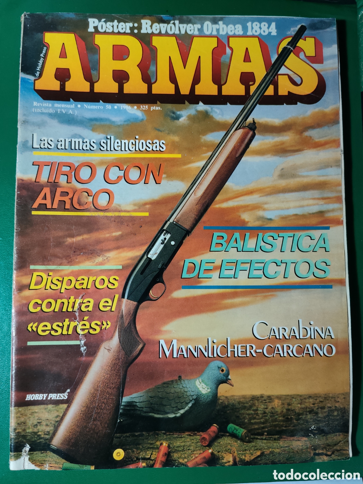 Coleccionismo de Revistas y Peri&oacute;dicos: REVISTA ARMAS N&deg;50 poster revolver Orbea 1884