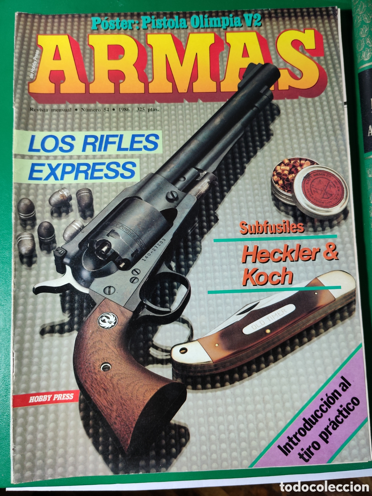 Collection Magazines and Newspapers: REVISTA ARMAS N&deg;54 p&oacute;ster pistola ol&iacute;mpica V2