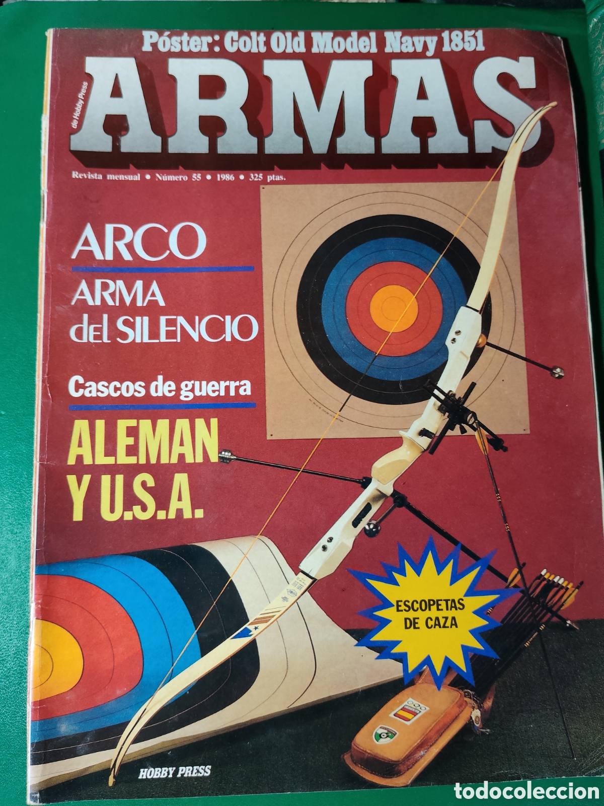 Coleccionismo de Revistas y Peri&oacute;dicos: REVISTA ARMAS N&deg;55 p&oacute;ster Colt Old Navy 1851