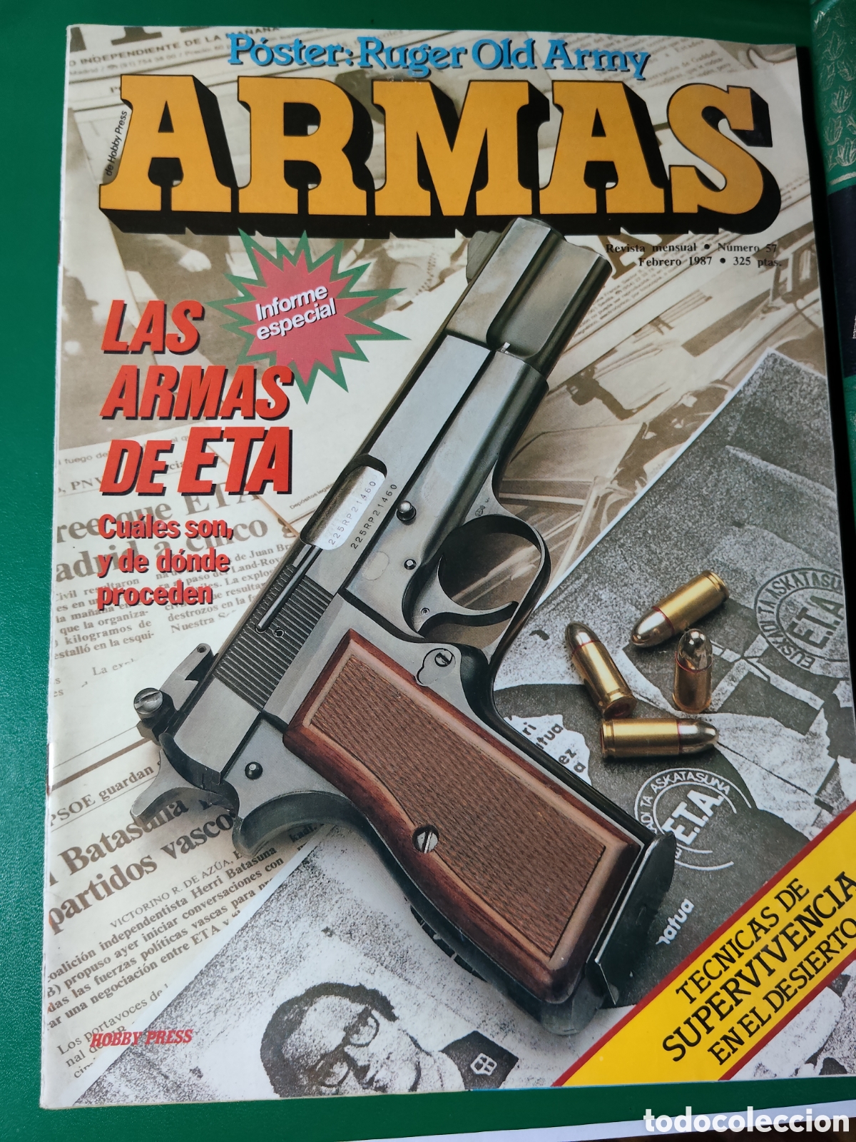 Coleccionismo de Revistas y Peri&oacute;dicos: REVISTA ARMAS N&deg;57 p&oacute;ster Ruger Old Army