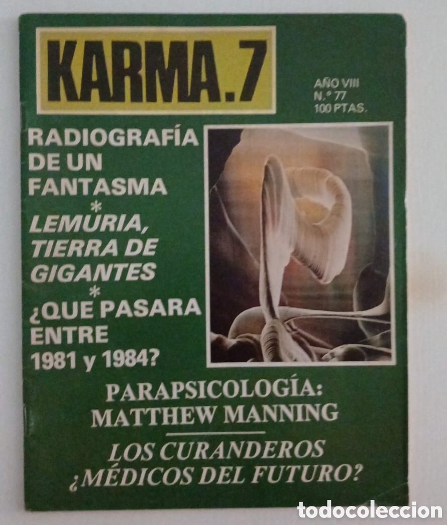 Coleccionismo de Revistas y Peri&oacute;dicos: REVISTA KARMA 7.N&deg;77