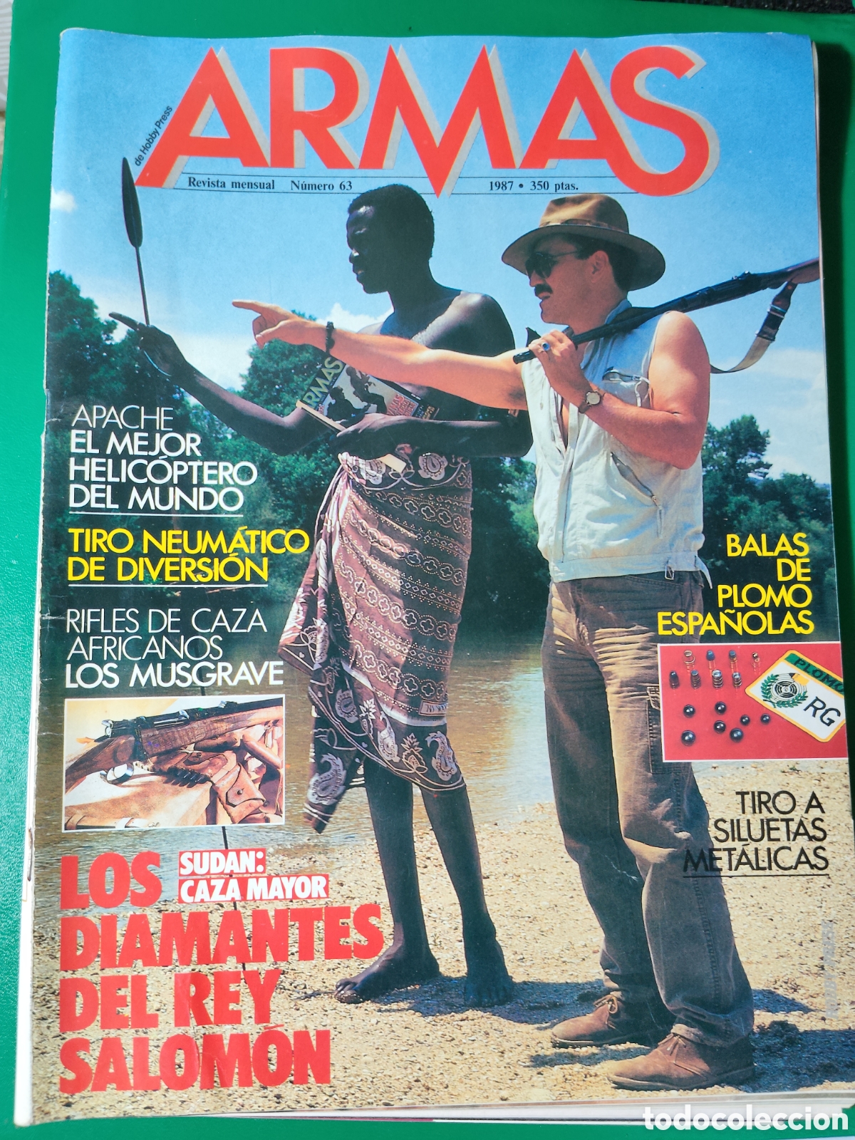 Coleccionismo de Revistas y Peri&oacute;dicos: REVISTA ARMAS N&deg; 63 balas de plomo espa&ntilde;olas