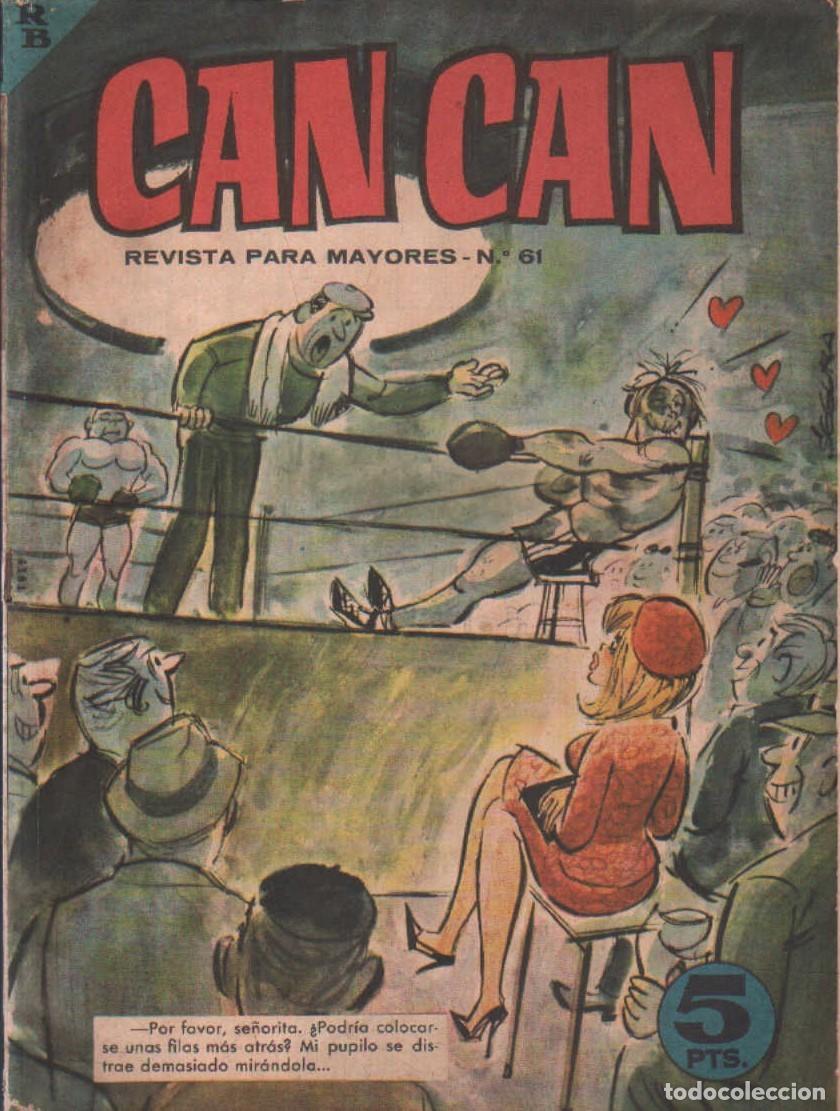 Coleccionismo de Revistas y Peri&oacute;dicos: CAN CAN, REVISTA PARA MAYORES -N&ordm;. 61 A&Ntilde;O II. A-COMIC-9291