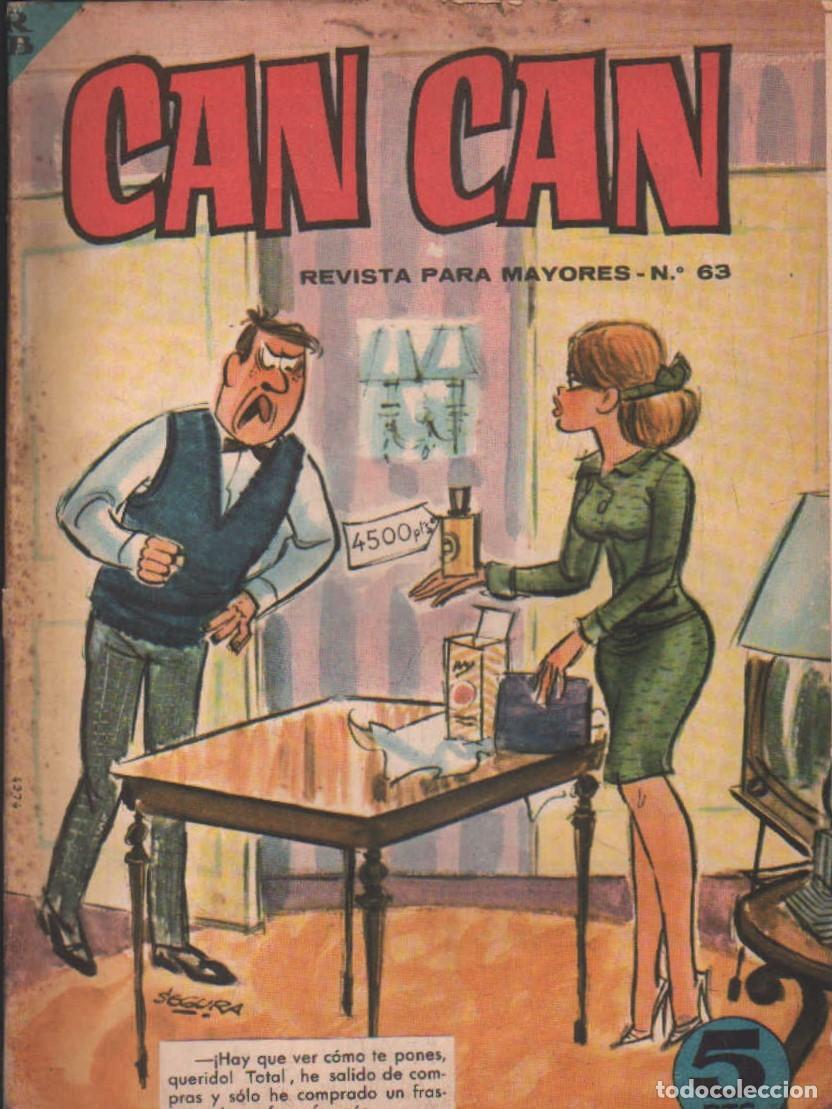 Coleccionismo de Revistas y Peri&oacute;dicos: CAN CAN, REVISTA PARA MAYORES -N&ordm;. 63 A&Ntilde;O II. A-COMIC-9292