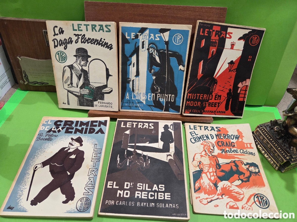 Coleccionismo de Revistas y Peri&oacute;dicos: ANTIGUA REVISTA LITERARIA POPULAR 1938/39...&rdquo;&rdquo;LETRAS&rdquo;&rdquo;...6 EJEMPLARES....