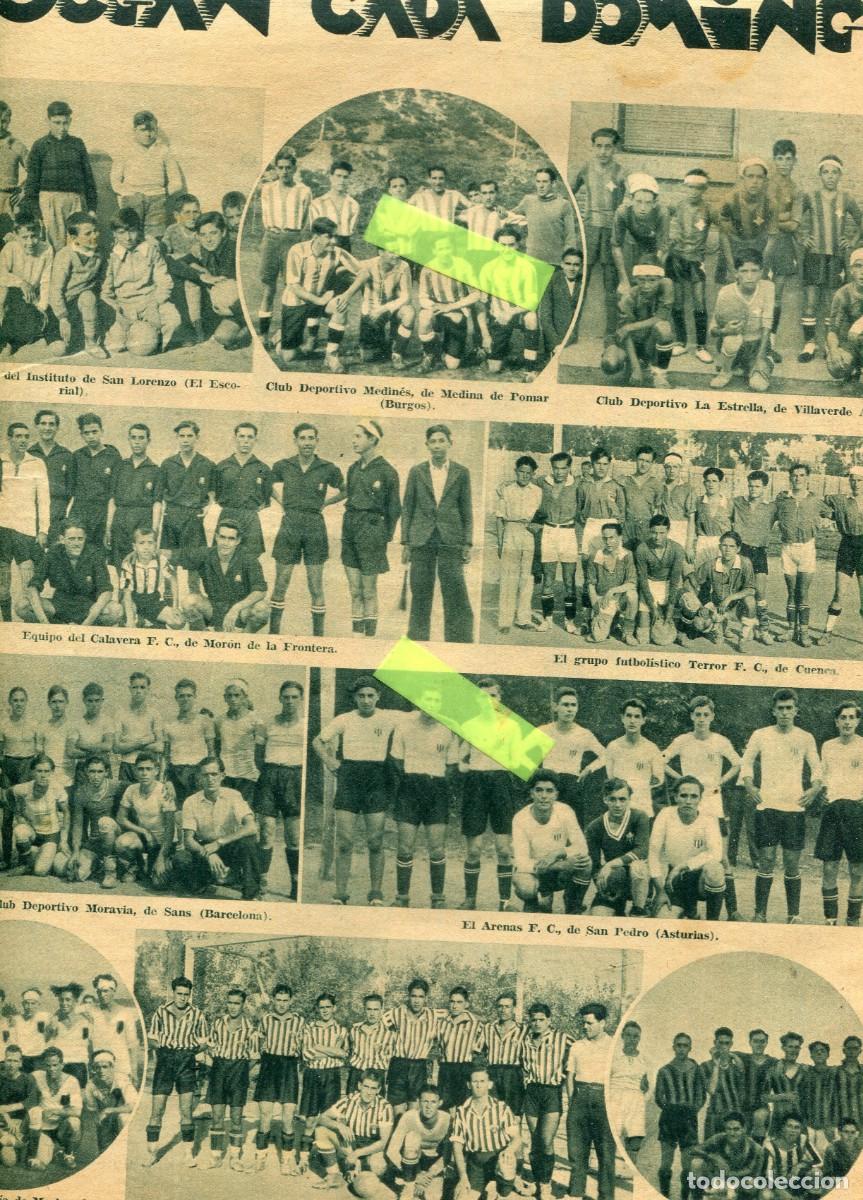 Coleccionismo de Revistas y Peri&oacute;dicos: REVISTA A&Ntilde;O 1935 FUTBOL ARENAS DE SAN PEDRO ASTURIAS BASE NAVAL DE FERROL SANT JOAN DESPI LAS PALMAS