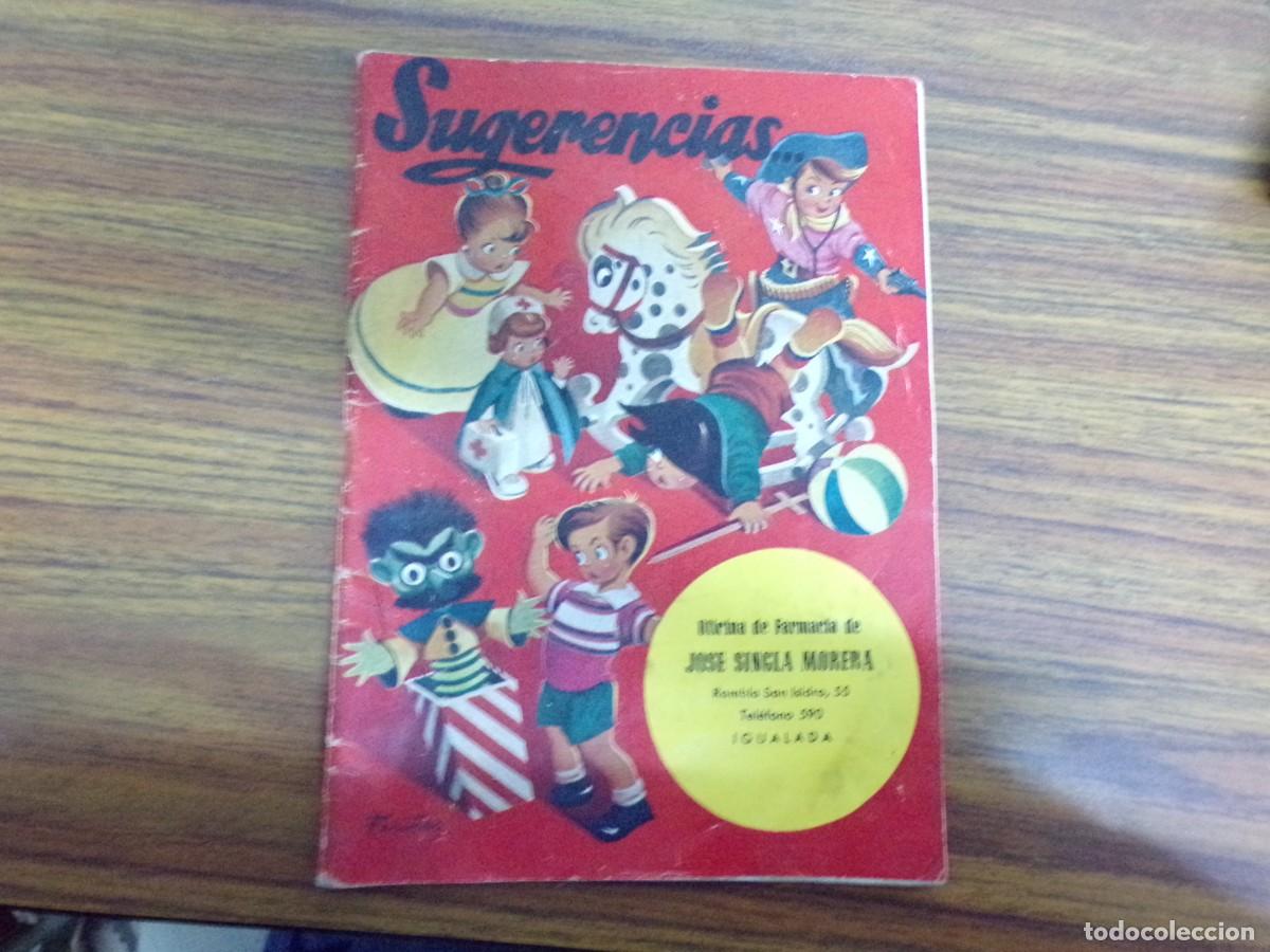 Coleccionismo de Revistas y Peri&oacute;dicos: ESTAMOS LIQUIDANDO. revista sugerencias 1956. farmacia jose singla morera. Igualada.