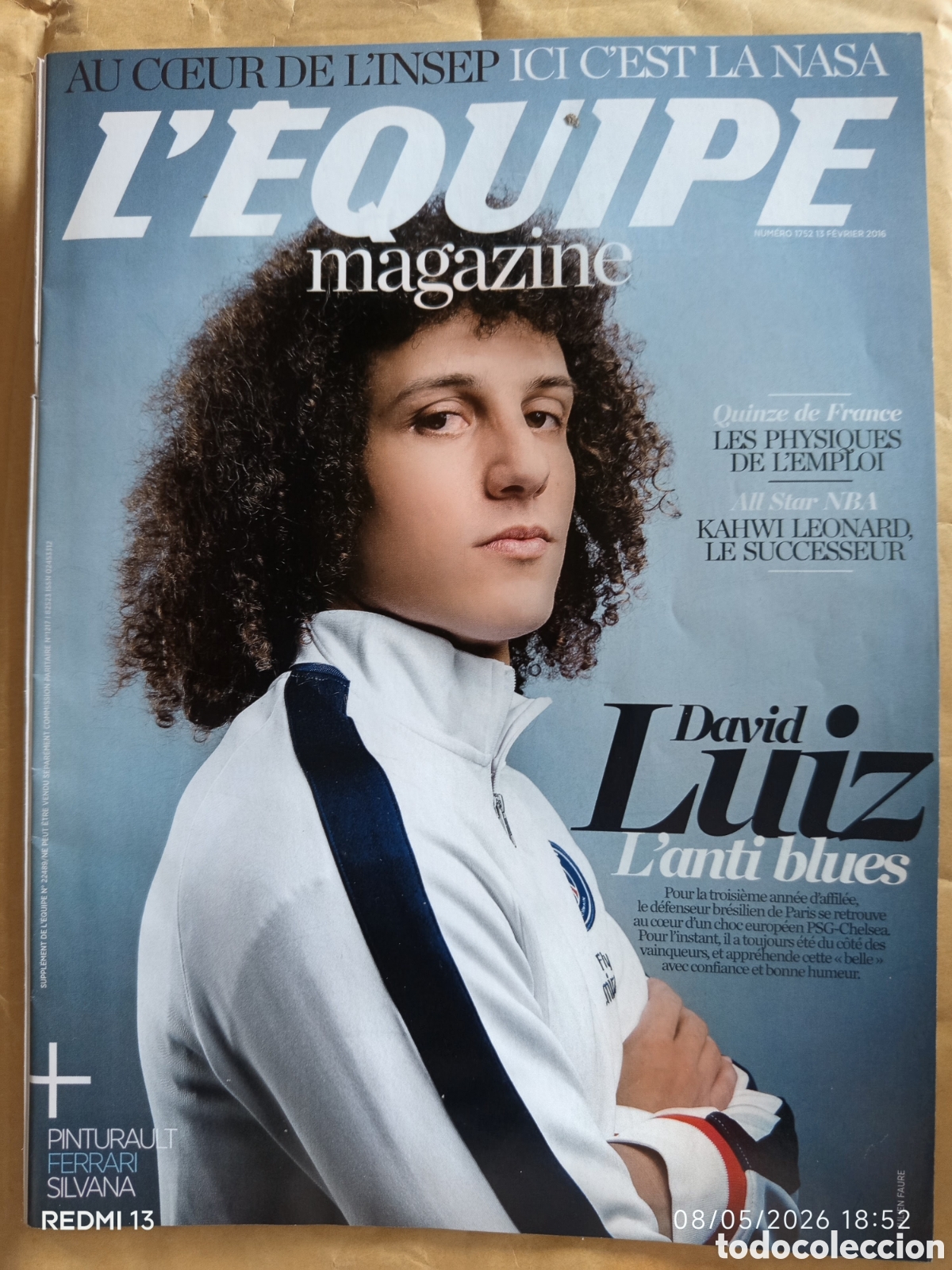 Coleccionismo de Revistas y Peri&oacute;dicos: Revista L'equipe fevrier 2016