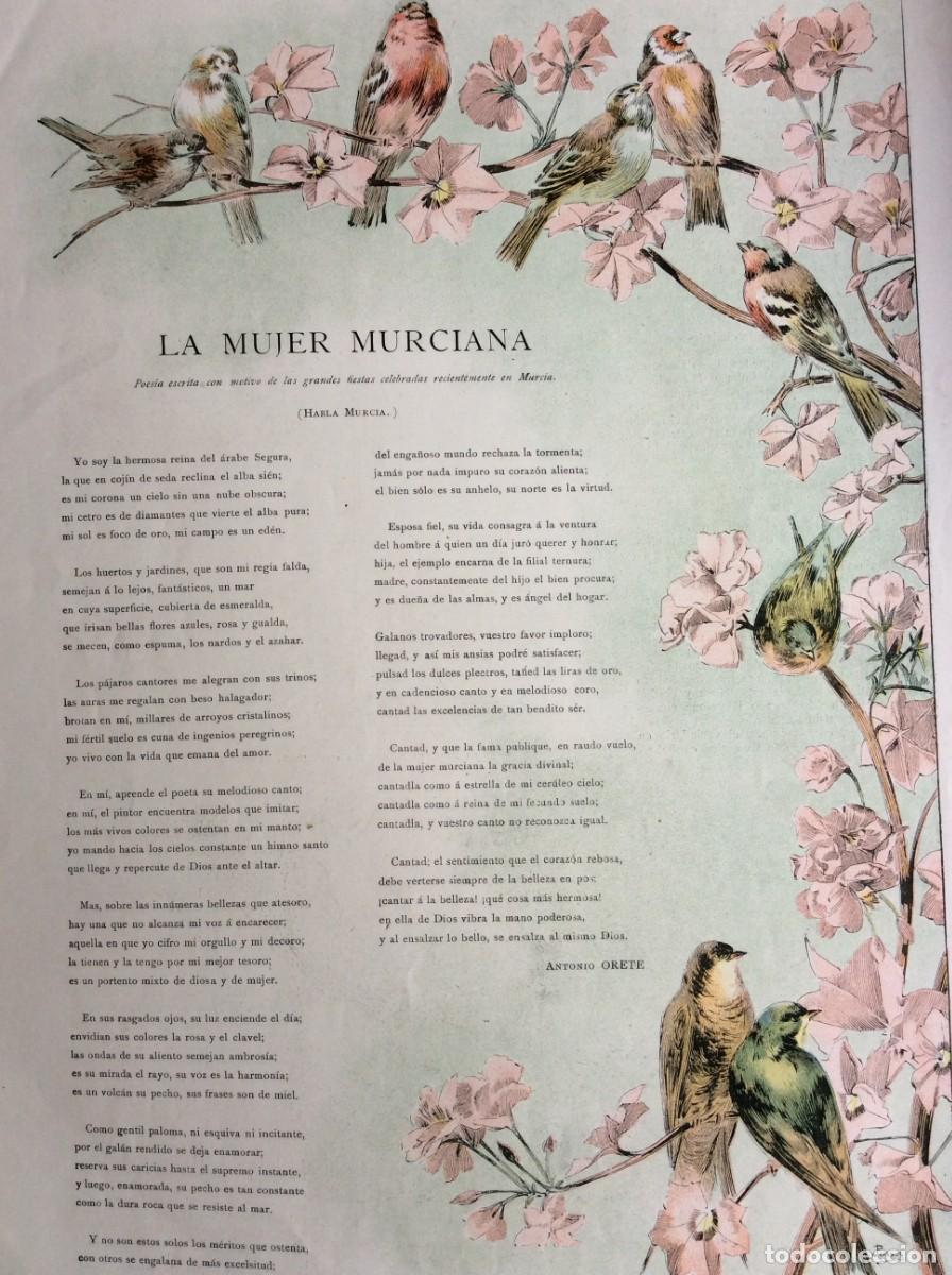 Coleccionismo de Revistas y Peri&oacute;dicos: Folleto que contiene un documental sobre el tema: La mujer murciana. Por Antonio Orete, 1903/05