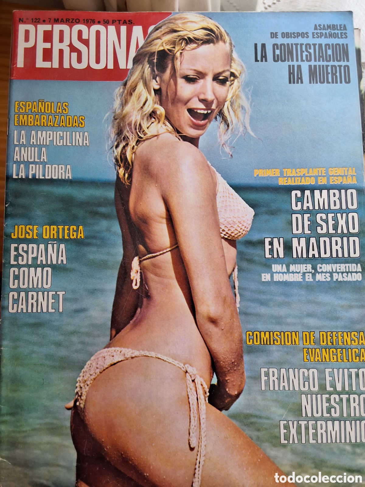 Coleccionismo de Revistas y Peri&oacute;dicos: Personas revista actualidad n&uacute;mero 122 (7-3-1976)