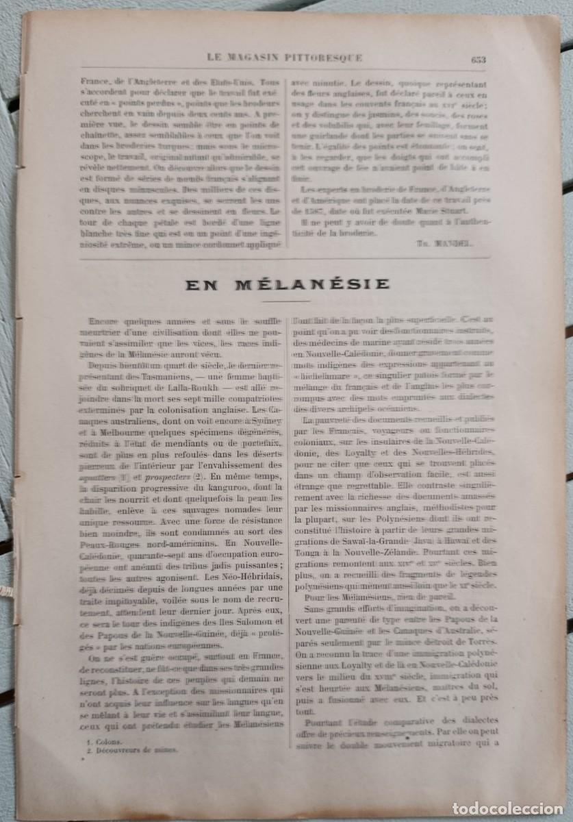 Coleccionismo de Revistas y Peri&oacute;dicos: EN M&Eacute;LAN&Eacute;SIE. TALAMO. LE MAGAZIN PITTORESQUE. PARIS, 1900.