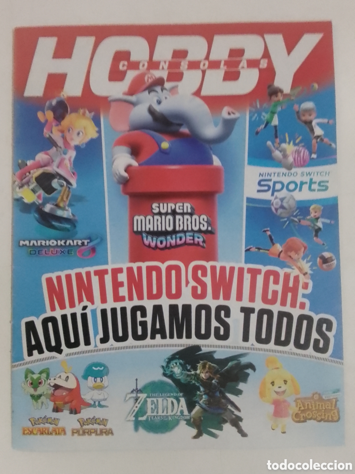 Coleccionismo de Revistas y Peri&oacute;dicos: Revista HOBBY CONSOLAS AQU&Iacute; JUGAMOS TODOS.
