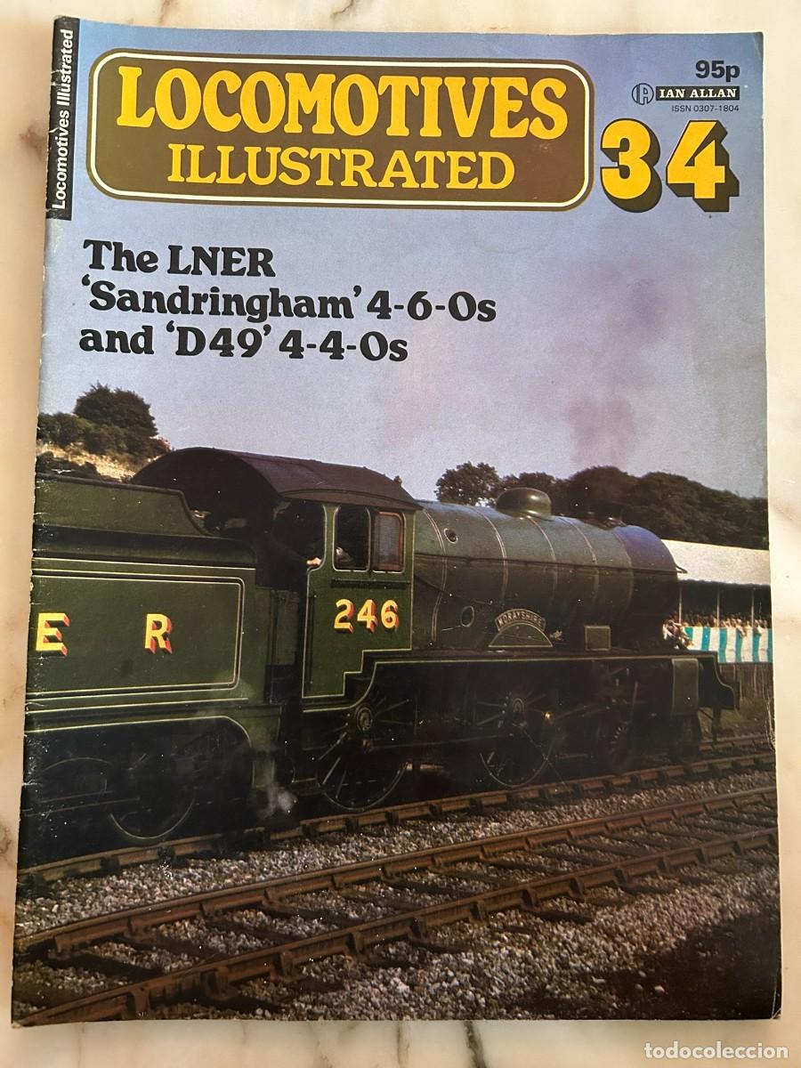 Coleccionismo de Revistas y Peri&oacute;dicos: LOCOMOTIVES ILLUSTRATED #34 1983 - STEAM LOCOMOTIVES - BRITISH RAILWAYS - TRAINS