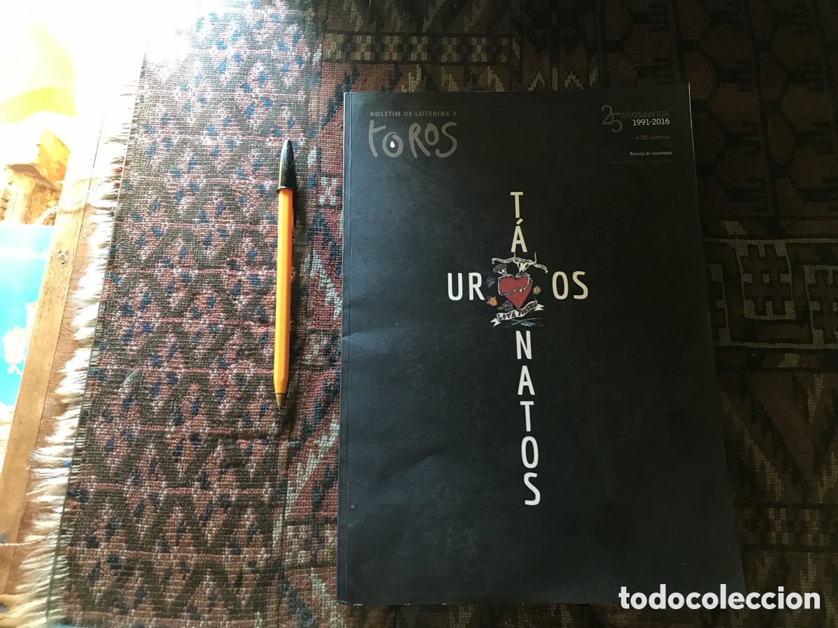 Coleccionismo de Revistas y Peri&oacute;dicos: Uros-Tanatos bolet&iacute;n de loter&iacute;as y toros n&ordm; 22 n&ordm; especial