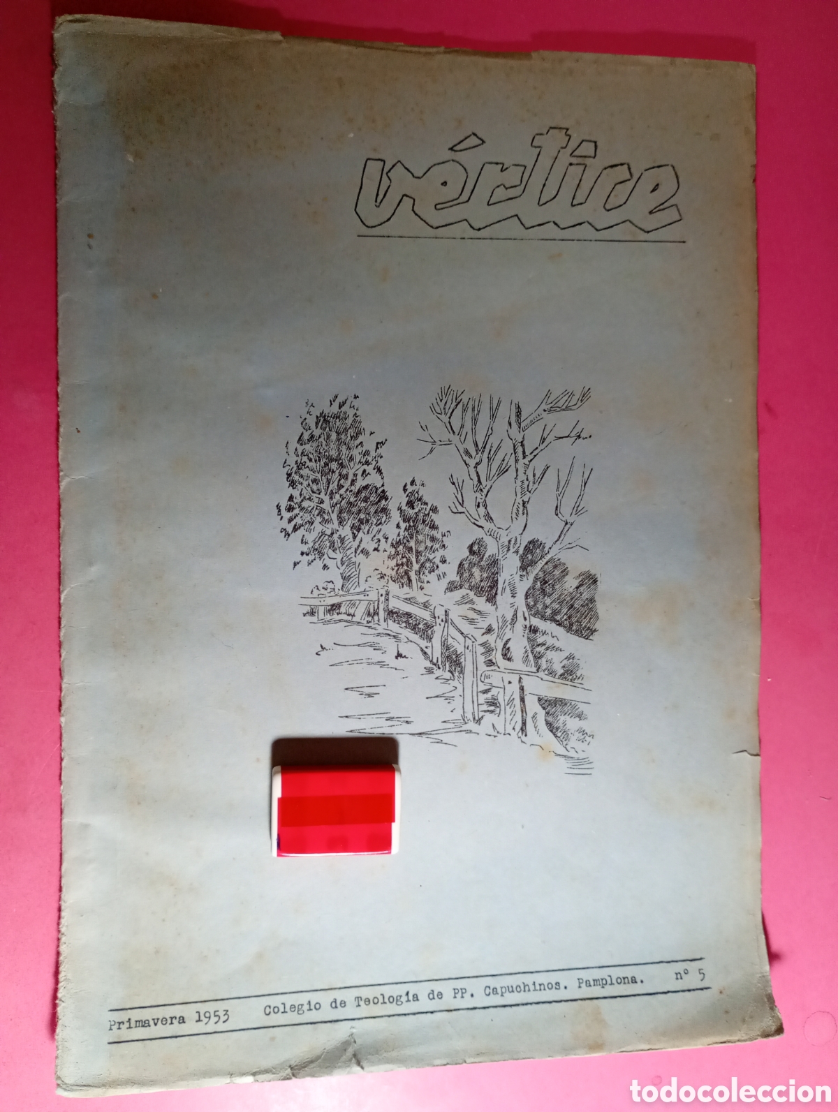 Coleccionismo de Revistas y Peri&oacute;dicos: PAMPLONA COLEGIO DE TEOLOG&Iacute;A DE PP. CAPUCHINOS 1953 N&ordm; 5 ''V&Eacute;RTICE''