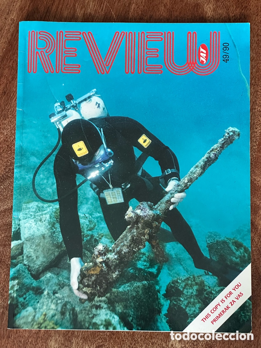 Coleccionismo de Revistas y Peri&oacute;dicos: JAT Review L&iacute;neas a&eacute;reas Yugoslavia