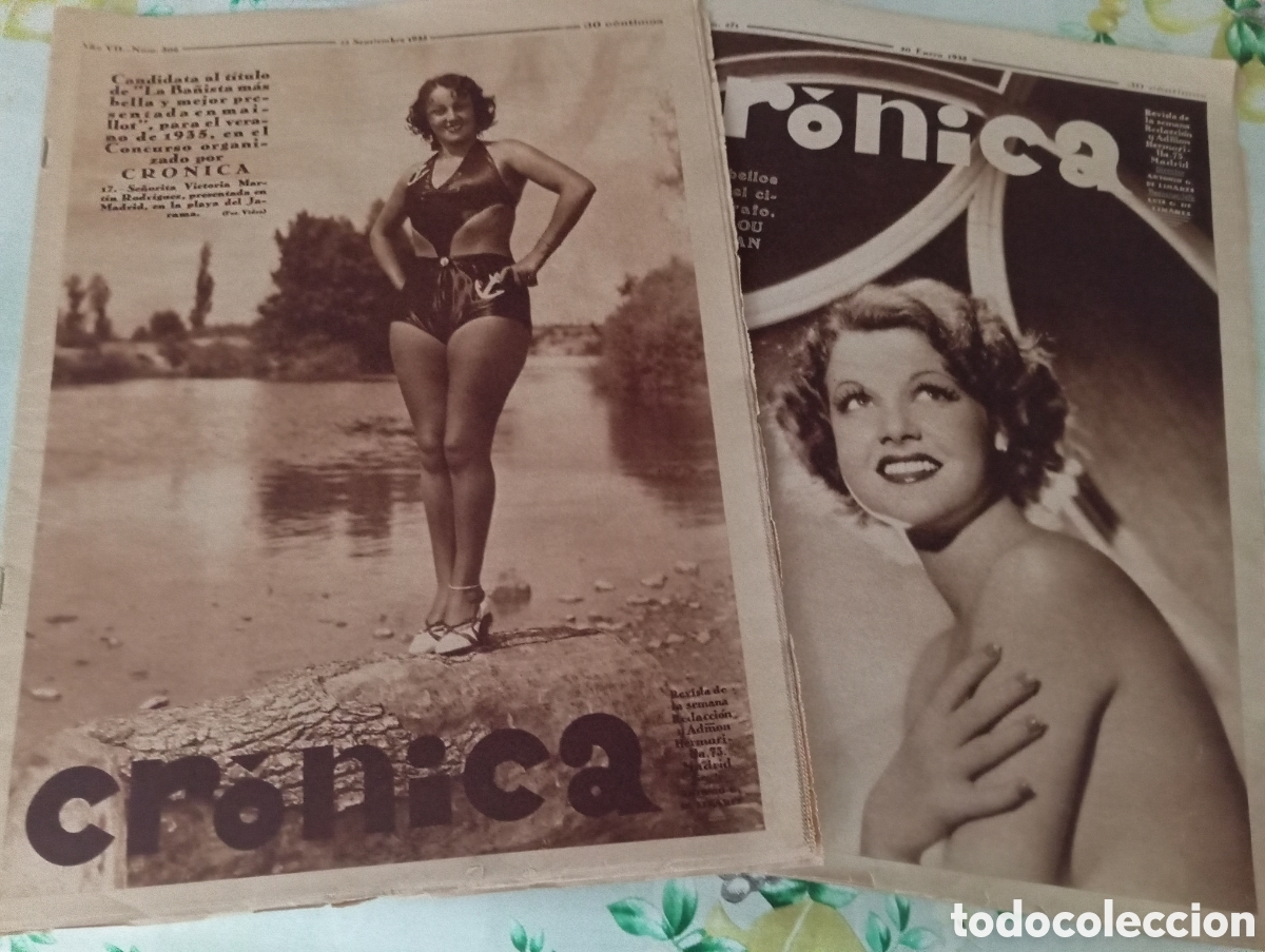 Collezionismo di Riviste e Giornali: DOS CON REVISTAS CR&Oacute;NICA 1935