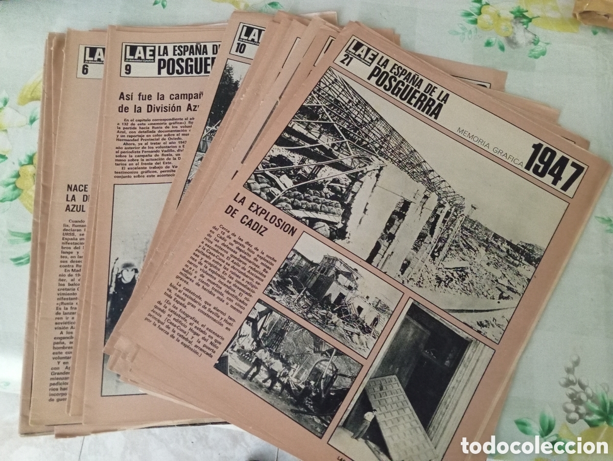 Coleccionismo de Revistas y Peri&oacute;dicos: VENDO FASC&Iacute;CULOS SUELTOS DEL COLECCIONABLE LA ESPA&Ntilde;A DE LA POSGUERRA LA ACTUALIDAD ESPA&Ntilde;OLA