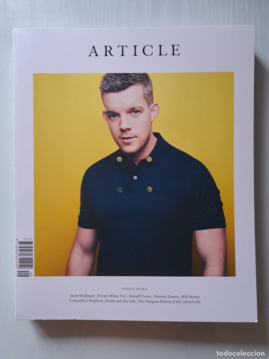 Coleccionismo de Revistas y Peri&oacute;dicos: Russell Tovey. Article Magazine issue 09, cover 2017
