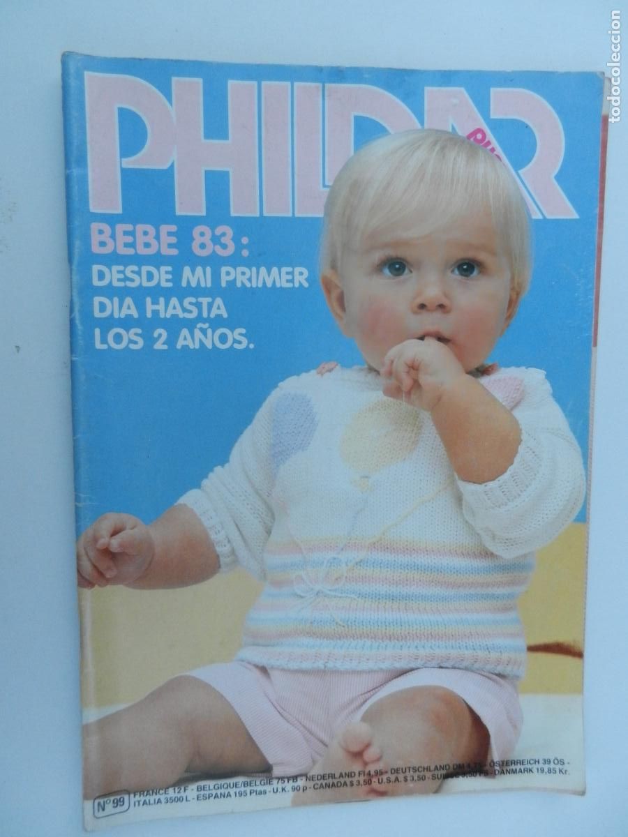 Coleccionismo de Revistas y Peri&oacute;dicos: PHILDAR REVISTA BEBE 83-CON CUADERNO EXPLICATIVO -DESDE PRIMER A&Ntilde;O HASTA 2 A&Ntilde;OS