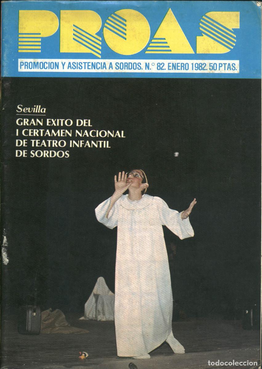 Coleccionismo de Revistas y Peri&oacute;dicos: Proas. Promoci&oacute;n y asistencia a sordos (Proas; 82. I-1982)