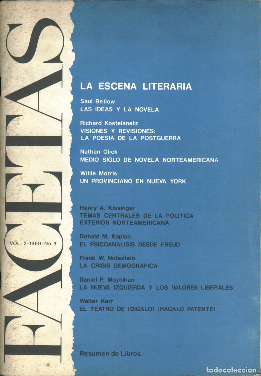 Coleccionismo de Revistas y Peri&oacute;dicos: Facetas; Vol. 2 N&uacute;m. 3 (1969)_Agencia de Informaci&oacute;n de los Estados Unidos (USA)