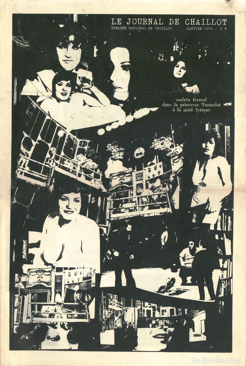 Coleccionismo de Revistas y Peri&oacute;dicos: 6 N&uacute;meros Chaillot: Journal ; 15-19 (1976) + N&uacute;m. 1 (1974). Valle-Incl&aacute;n, Nuria Espert, programaci&oacute;n