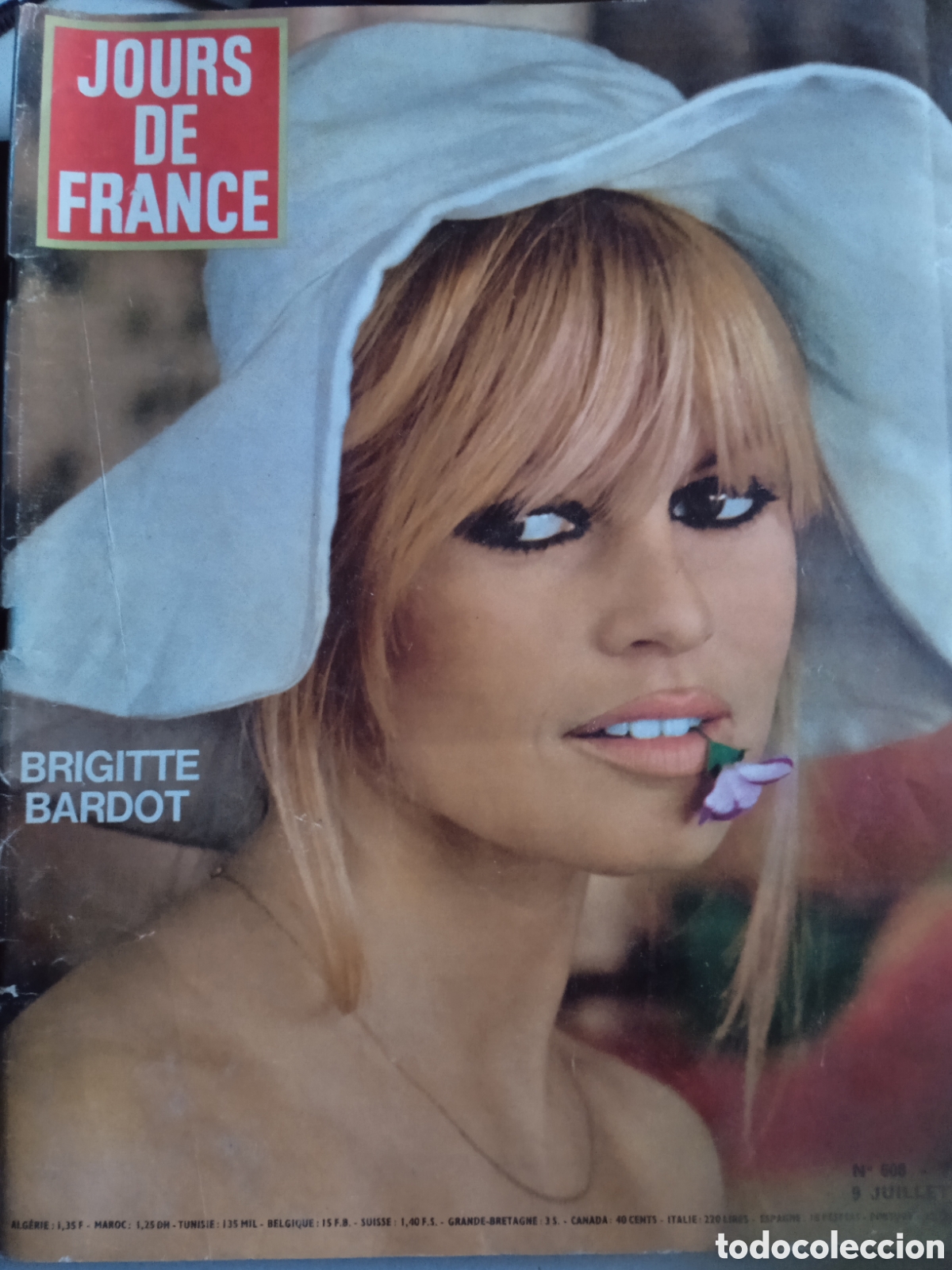 Coleccionismo de Revistas y Peri&oacute;dicos: Revista Jours de France Brigitte Bardot Caroline Cherie