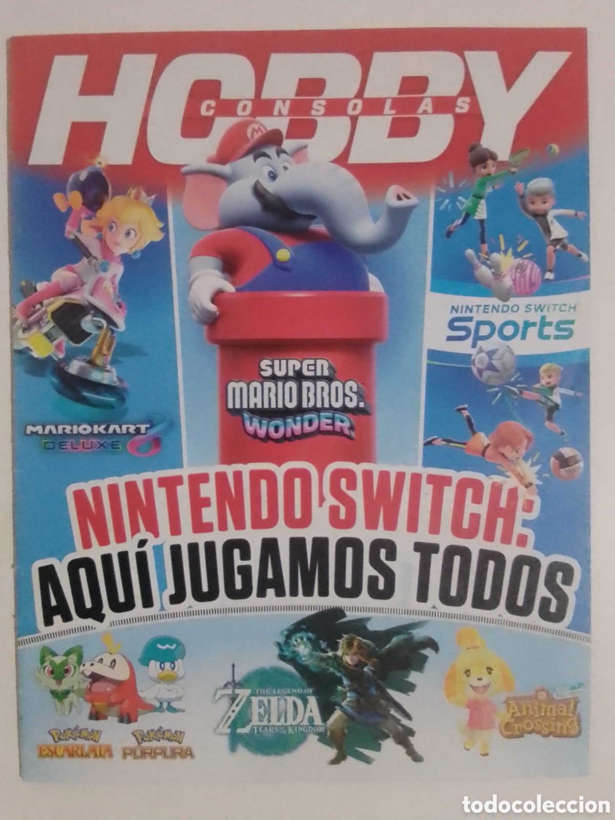 Coleccionismo de Revistas y Peri&oacute;dicos: Revista HOBBY CONSOLAS AQU&Iacute; JUGAMOS TODOS.