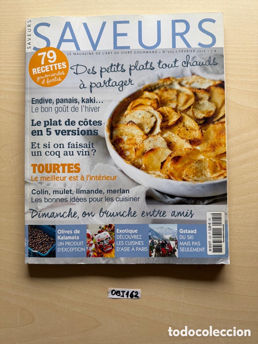 Coleccionismo de Revistas y Peri&oacute;dicos: Saveurs revista de comida