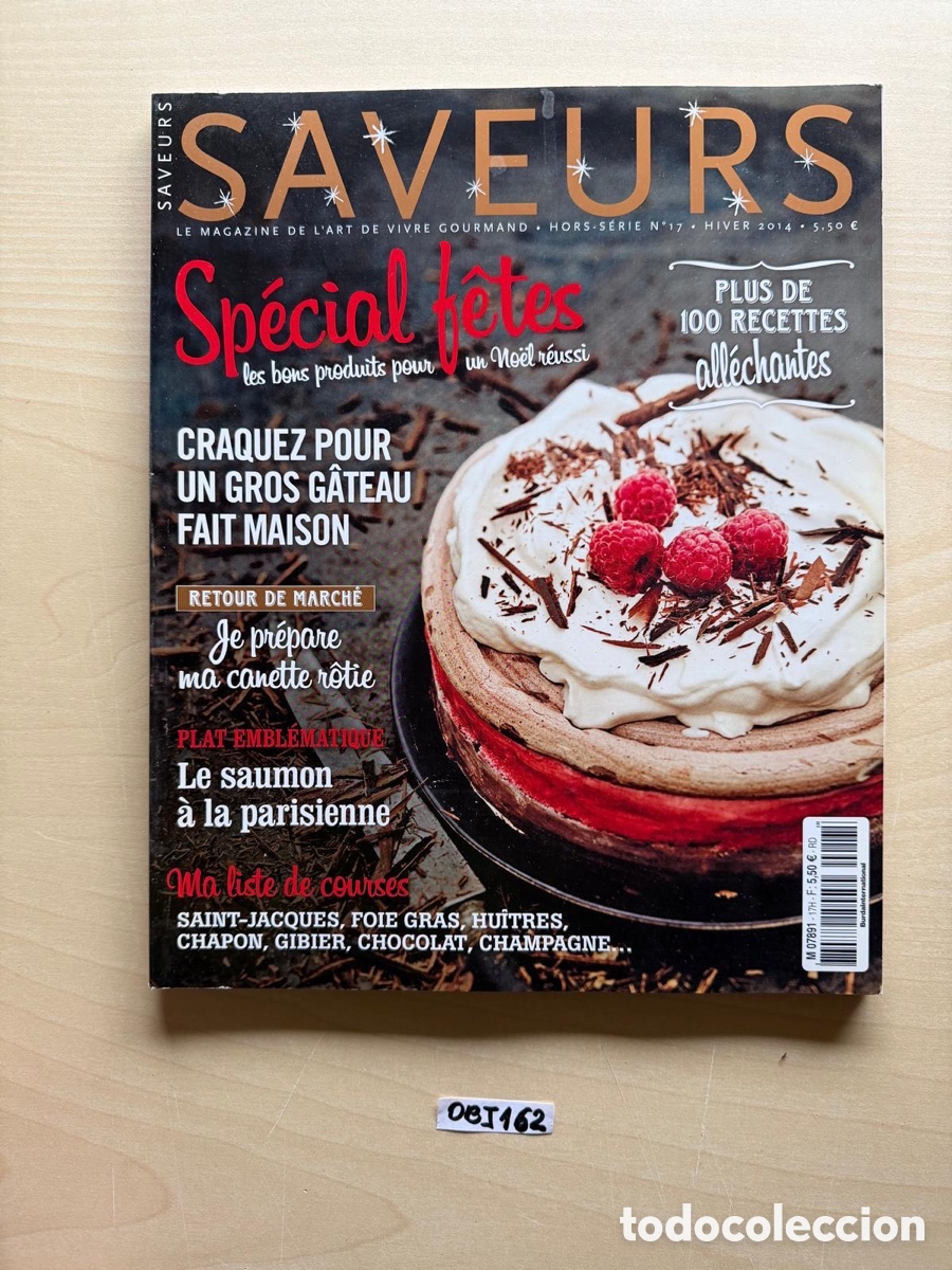 Coleccionismo de revistas y peri&oacute;dicos: Saveurs revista de comida - Foto 1