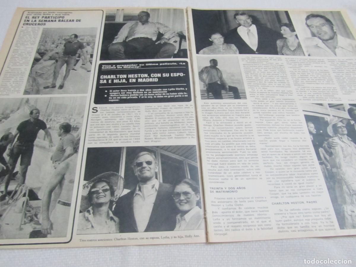 Coleccionismo de Revistas y Peri&oacute;dicos: CHARLTON HESTON, RECORTE DE PRENSA