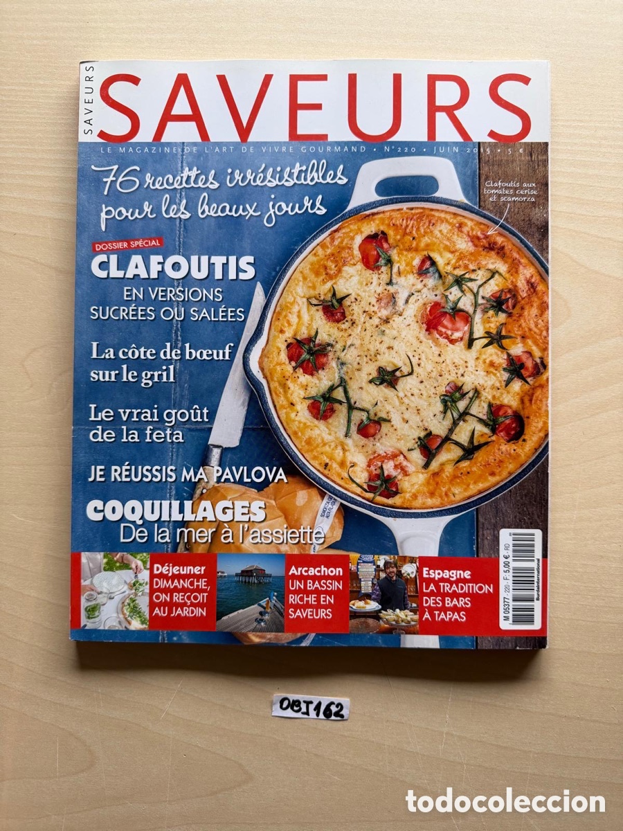 Coleccionismo de Revistas y Peri&oacute;dicos: Saveurs revista de comida