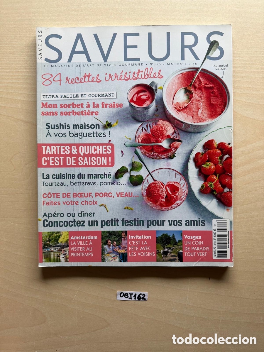 Coleccionismo de Revistas y Peri&oacute;dicos: Saveurs revista de comida
