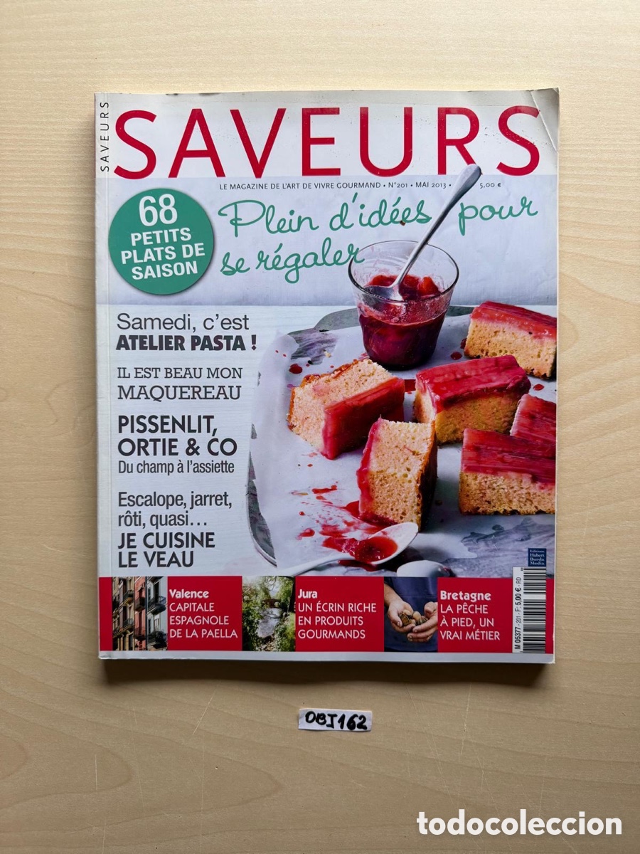 Coleccionismo de revistas y peri&oacute;dicos: Saveurs revista de comida - Foto 1