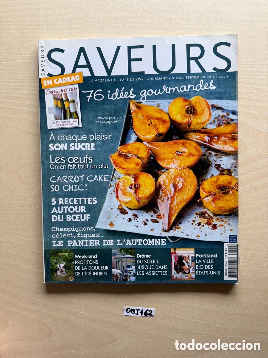 Coleccionismo de Revistas y Peri&oacute;dicos: Saveurs revista de comida