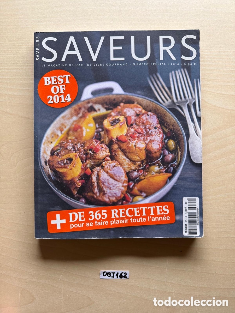 Coleccionismo de revistas y peri&oacute;dicos: Saveurs revista de comida - Foto 1